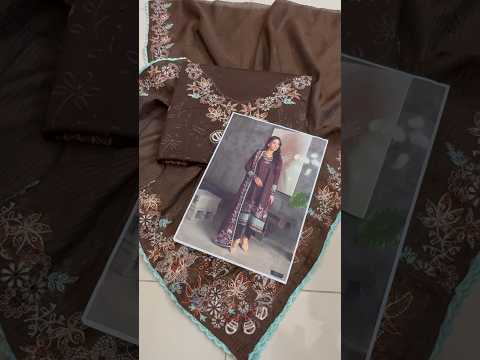 Mahmair Luxury Embroidered Lawn Unstitched 3Pc Suit K-02