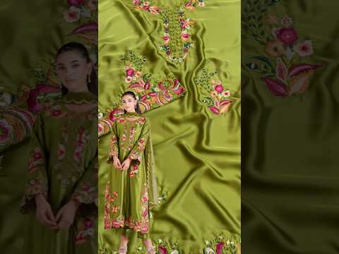 Poshkari Luxury Silk Embroidered 3Pc Unstitched Suit PA-255