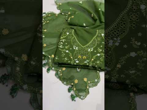 Qalamkar Luxury Lawn Embroidered 3PC Unstitched QFL - 09 VESTA