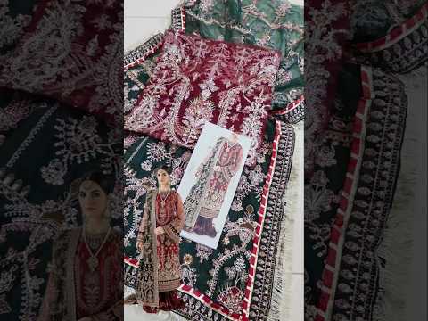 Baroque Luxury Net Embroidered Unstitched 3Pc Suit Ch10-07