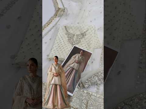 Baroque SF4435 Luxury Chiffon Embroidered 3Pc Unstitched Suit PA-206