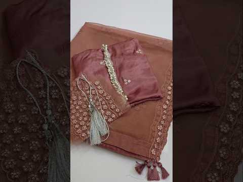 Cross Stitch Luxury Raw Silk Embroidered Unstitched 3Pc Suit Wistful Mauve