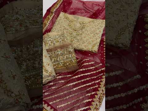 Haris Shakeel-Nawal by Ayla's Atelier Luxury Mysoori Embroidered 3Pc Unstitched Suit PA-195