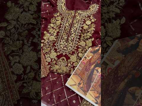Asim Jofa Luxury Chiffon Embroidered Unstitched Suit PA-139