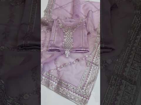 Mushq Aysel Luxury Silk Embroidered 3Pc Unstitched Suit PA-181