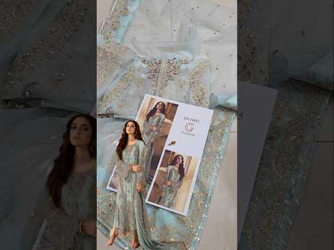Charizma Embroidered Luxury Chiffon Unstitched 3Pc Suit