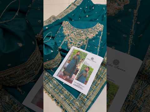 Aisha Imran Luxury Raw Silk Unstitched Hand Work Collection Zinc Attire