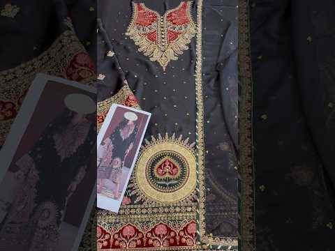 Pehnawa Luxury Raw Silk Embroidered Unstitched 3PC Suit-Kaftan
