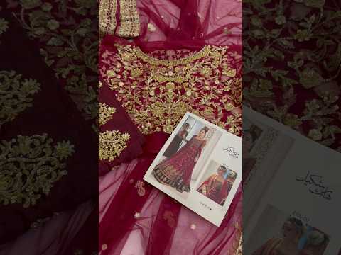 Haris Shakeel Shifa Luxury Net Embroidered 3 Piece Unstitched Suit PA-189