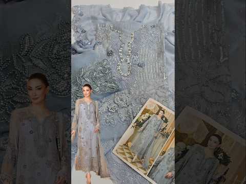 Maria.B Royale Tea Affair-D06 Luxury Embroidered Pure Chifon Unstitched 3Pc Suit PA-186