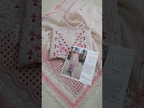 Faiza Saqlain Luxury Lawn Embroidered Suit LAMIJA 318
