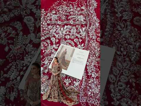 Republic Womenswear Luxury Net Embroidered 3Pc Unstitched Suit-Amarilla (E-59)