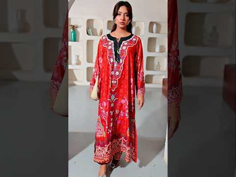 Poshkari Luxury Blended Raw Silk Embroidered 2Pc Stitched Suit PA - 0069