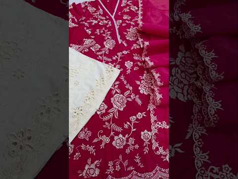 Zara Shahjahan Luxury Embroidered Lawn 3Pc Unstitched/Stitched Suit RAQSAA - PA-0066