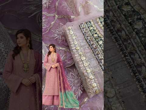 Pehnawa Ayesha Luxury Organza Embroidered 3Pc Unstitched PA-308