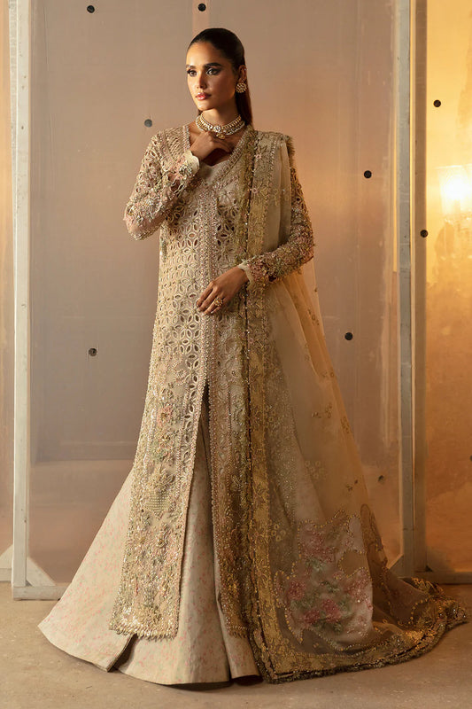 Afrozeh-Aniqa Luxury Organza Embroidered 3Pc Unstitched Suit PA-176