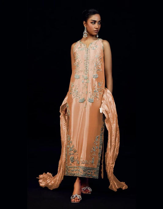 Ayesha Somaya Luxury Myssori Embroidered 3Pc Unstitched Suit-Ayra-17