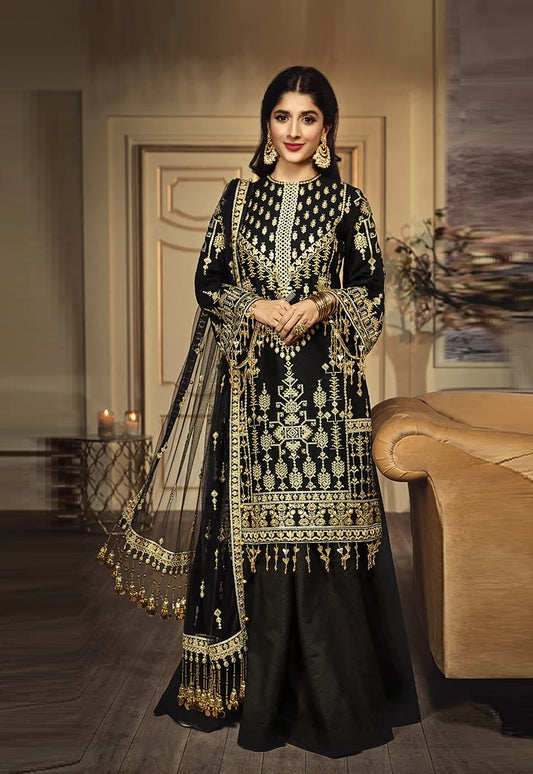 Anaya By Kiran Chaudhry Luxury Embroidered Lawn 3Pc Unstitched Suit