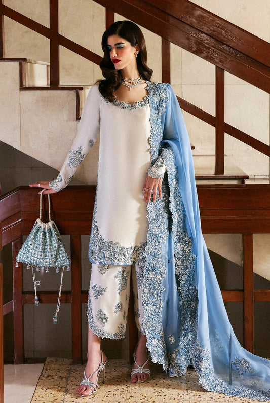 Hussain Rehar - Virelle - Lawn Embroidered 3 Piece Unstitched