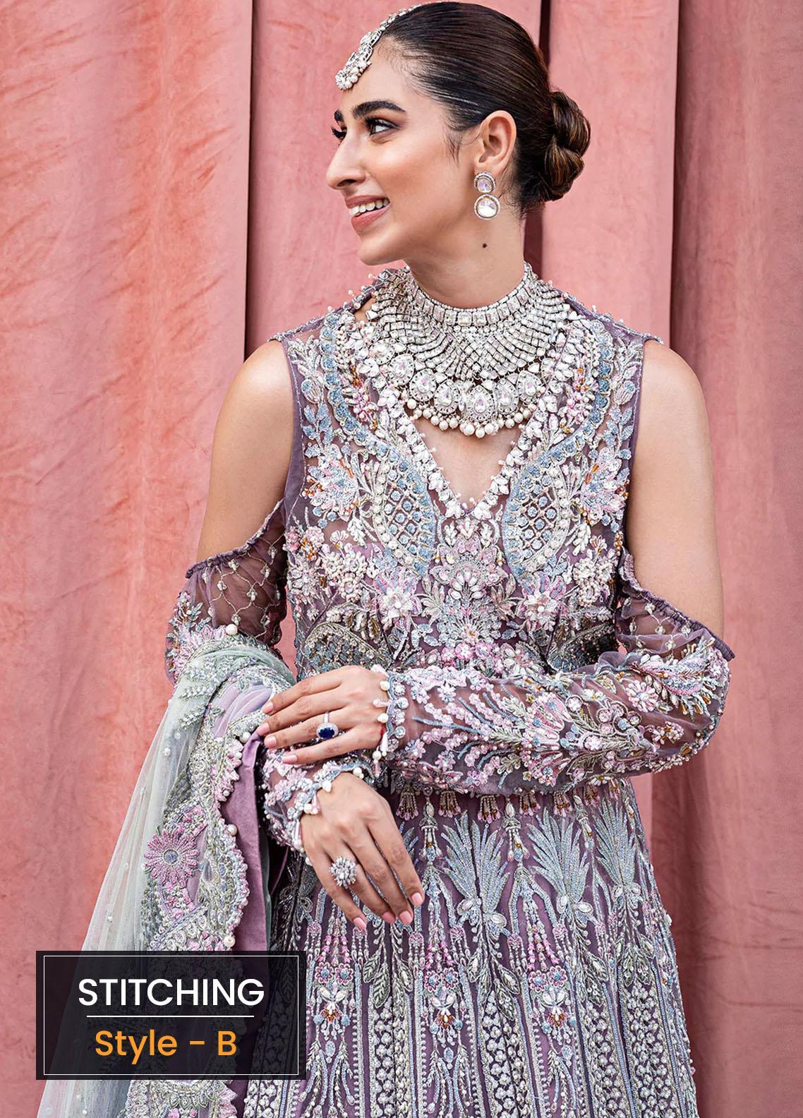 Veer Di Wedding by Elaf Embroidered Suits Unstitched 3 Piece EF EVW 01 - Bridal Collection