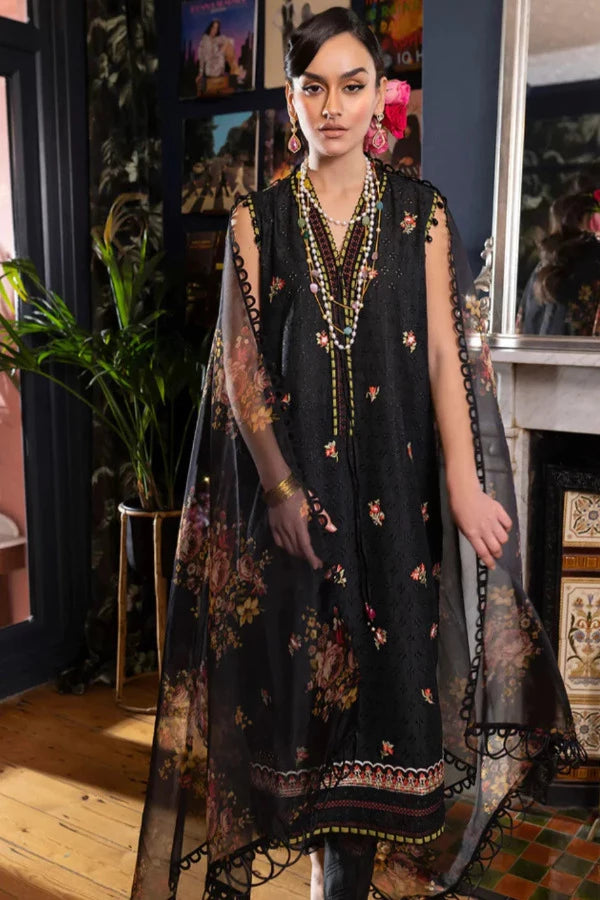Vital Lawn By Sobia Nazir Embroidered Lawn Suits Unstitched 3 Piece 11A - Summer Collection