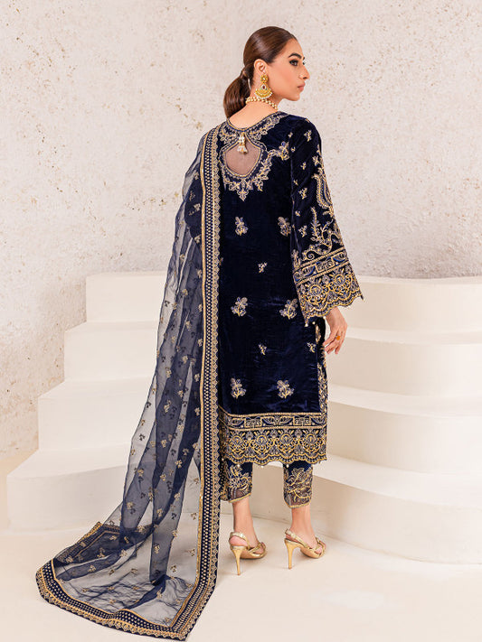Insiyah 03 - 03 piece Embroiderd Velvet 2022 by Gulaal
