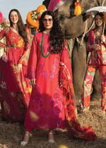 Lawana by Mushq Embroidered Lawn Suits Unstitched 3Piece Mai